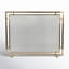 Gatsby Mesh Fireplace Screen - Single Panel, Steel Frame-752397415