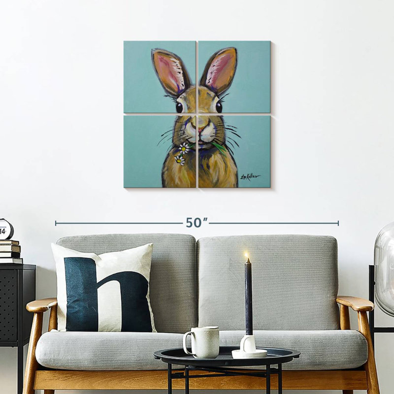Brampt Rabbit Meadow, 26" H x 26" W