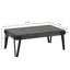 Table basse grise moderne Mid-Century de 43,4 po Alduina-1835636399