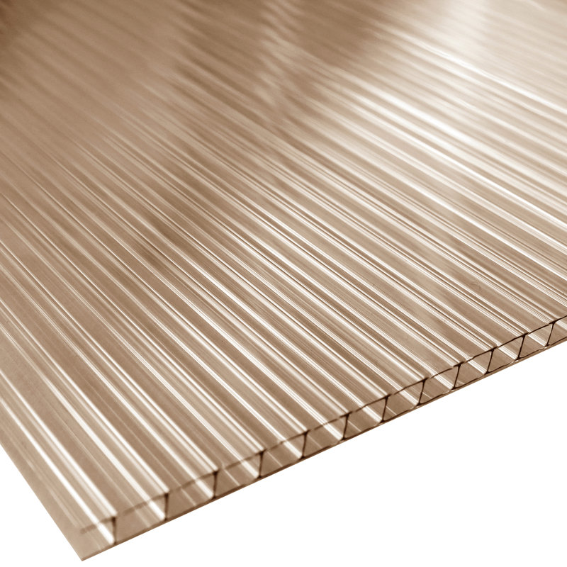 DVP 47.24'' W x 11.22'' D Polycarbonate Cover Retractable Door / Window Awning, Bronze