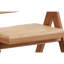 Chaise avec accoudoirs en rotin et finition naturelle Velentina (ensemble de 2)