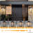 1 - Light Dimmable Led Oil Rubbed Bronze Iron And Water Ripple Glass Outdoor Wall Light With  Dusk To Dawn-93913825-86745561