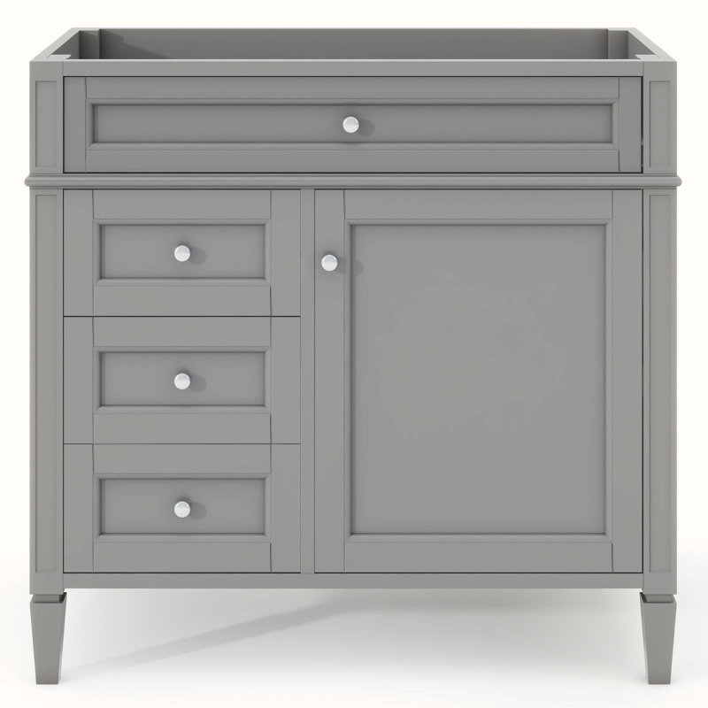 35 base de meuble-lavabo simple seulement, Gris