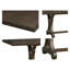 Table de salle à manger rectangulaire 1 pièce sans chaise