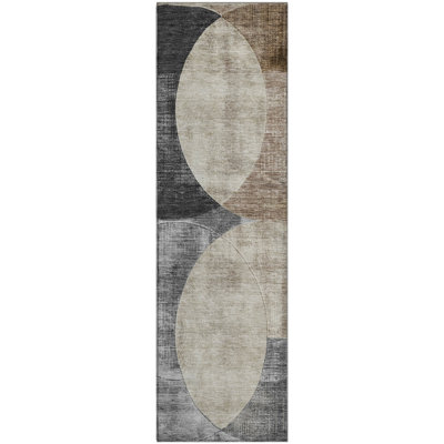 Premium Machine Washable Alves AMF1140 Geometric Rug