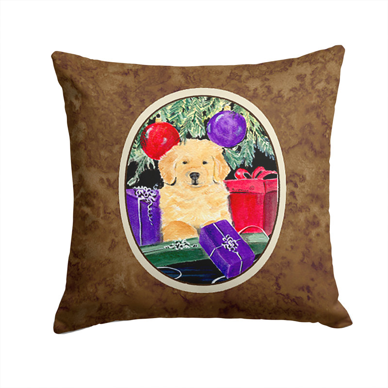 Coussin décoratif intérieur/extérieur golden retriever
