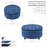 Alessandro Fabric Upholstered Storage Ottoman-116283490