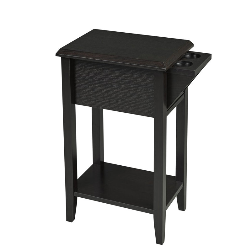 Table d'appoint Demaurion, cerisier foncé