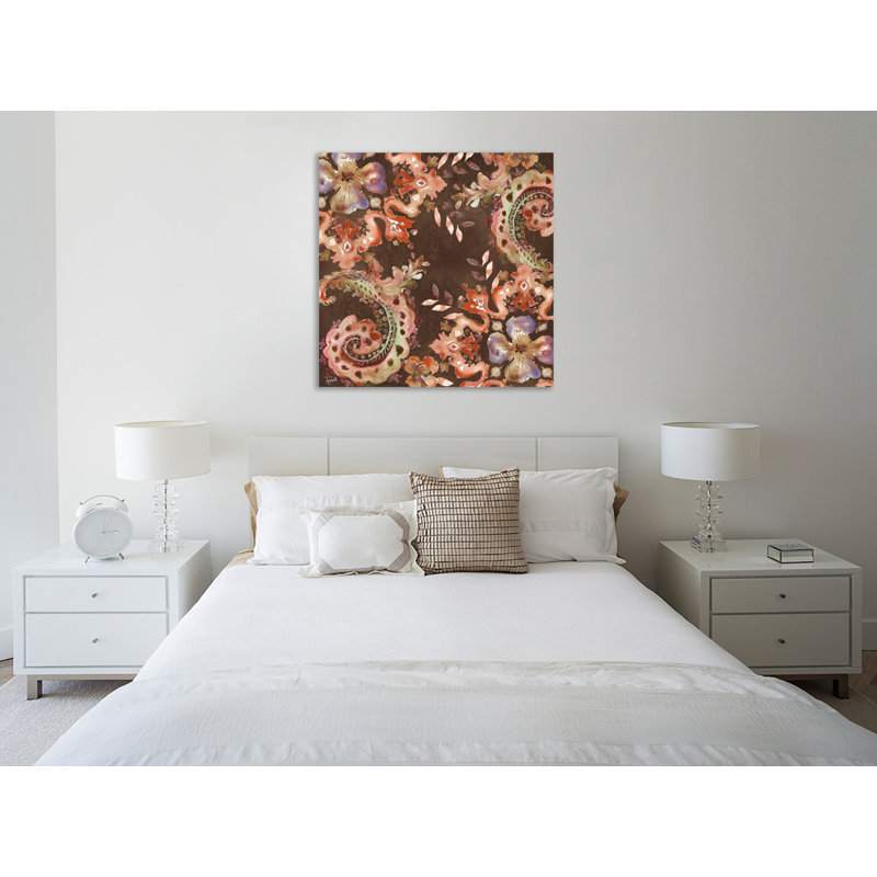"Artisan Medallion II", toile tendue par Charlton Home®, H 12 po x l 12 po x P 1,5 po