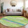 Premium Machine Washable Prisco Lime Rug