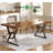 Computer Desk Executive Desk With Thick Wooden Tabletop And Metal Frame-1172782365-1172782366