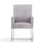 Chaise de salle à manger grise-850730213