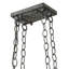 38" Long Neo 6 Light Pot Rack