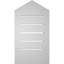 Peaked Top Surface Mount Signature Urethane Functional Gable Vent 13/12 Pitch, Primed Tan-122103063-122103074