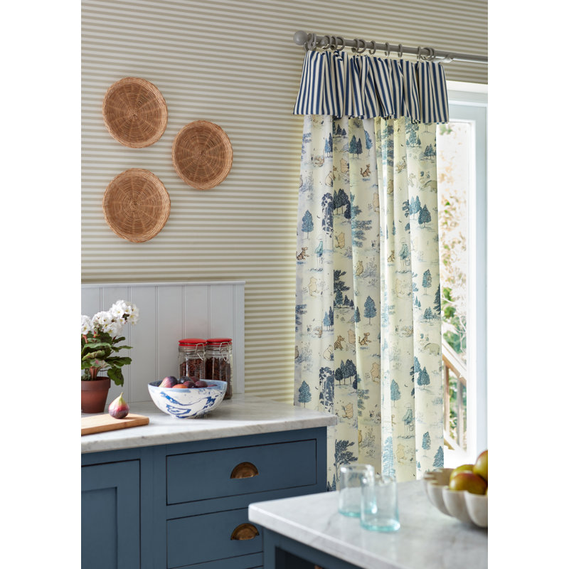 Winnie the Pooh Fabric, Bonbon Blue