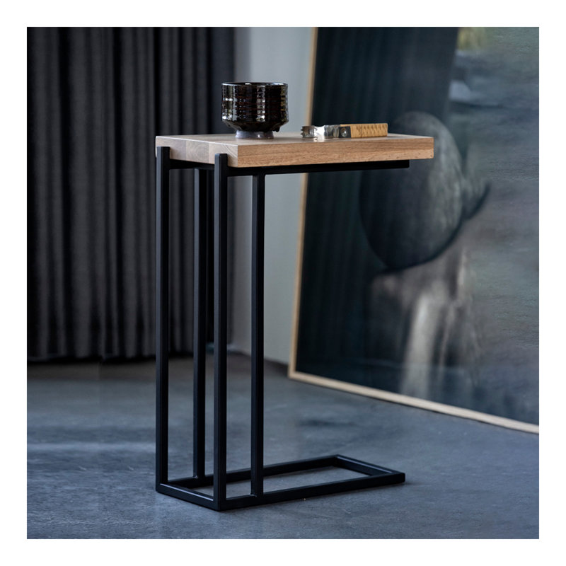 Petite table d'appoint en bois de chêne Luka