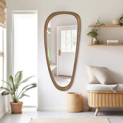 Doruk Irregular Wooden Bathroom/Vanity Mirror