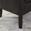 Malia Vegan Leather Barrel Club Chair with Wood Legs-16760843