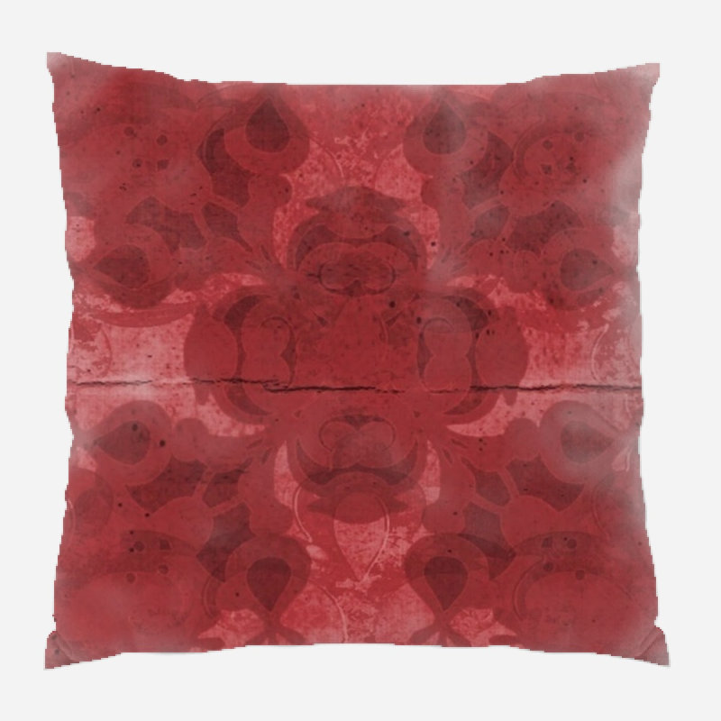 Housse et insert de coussin carré Duren, Microsuède, Intérieur 