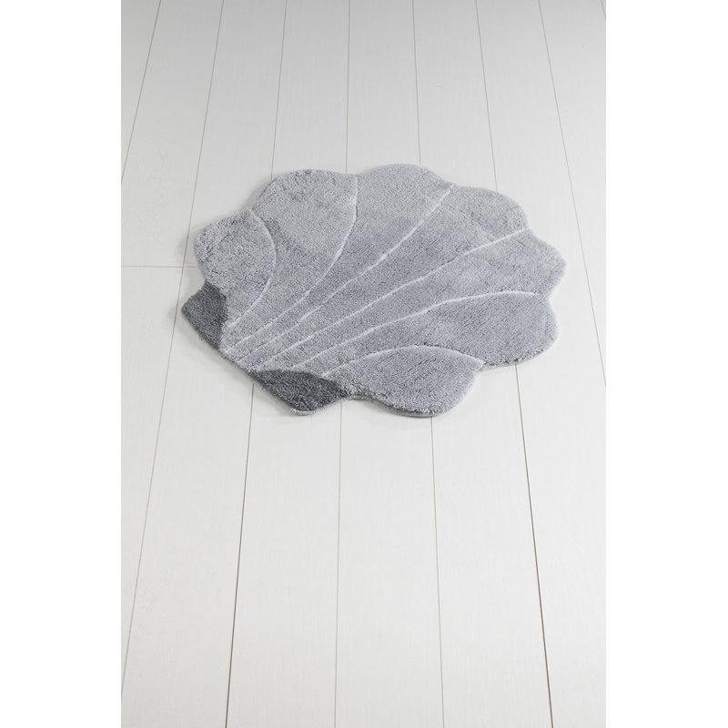 Tapis de bain Aeilt, Gris clair / Gris foncé