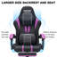 Fauteuil de jeu ergonomique inclinable avec massage et haut-parleurs Bluetooth Inbox-1969086181