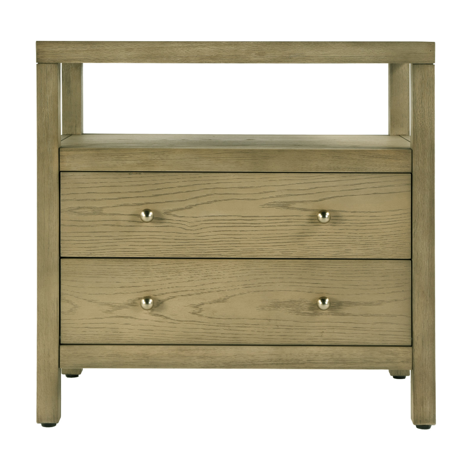 Celine 28" Acacia Nightstand, Light Oak