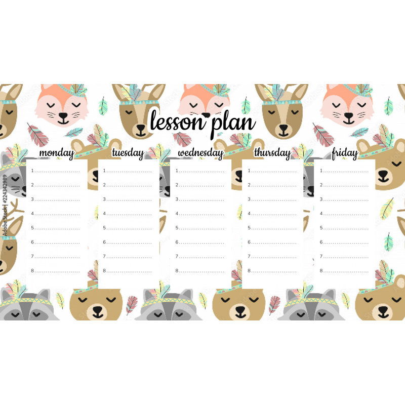 Magnetic Lesson Plan Tribal Animals
