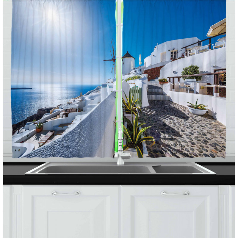 Pointed Kitchen Curtain