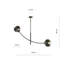 Rockmart 2 - Light Sputnik Chandelier-244570684