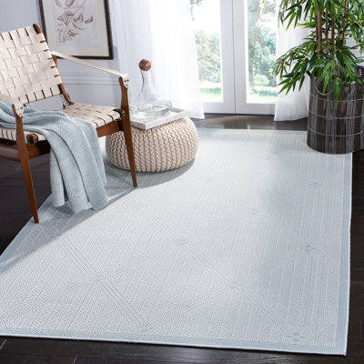 Martha Stewart Indoor Outdoor Performance Machine Washable Geometric Indoor/Outdoor Area Rug