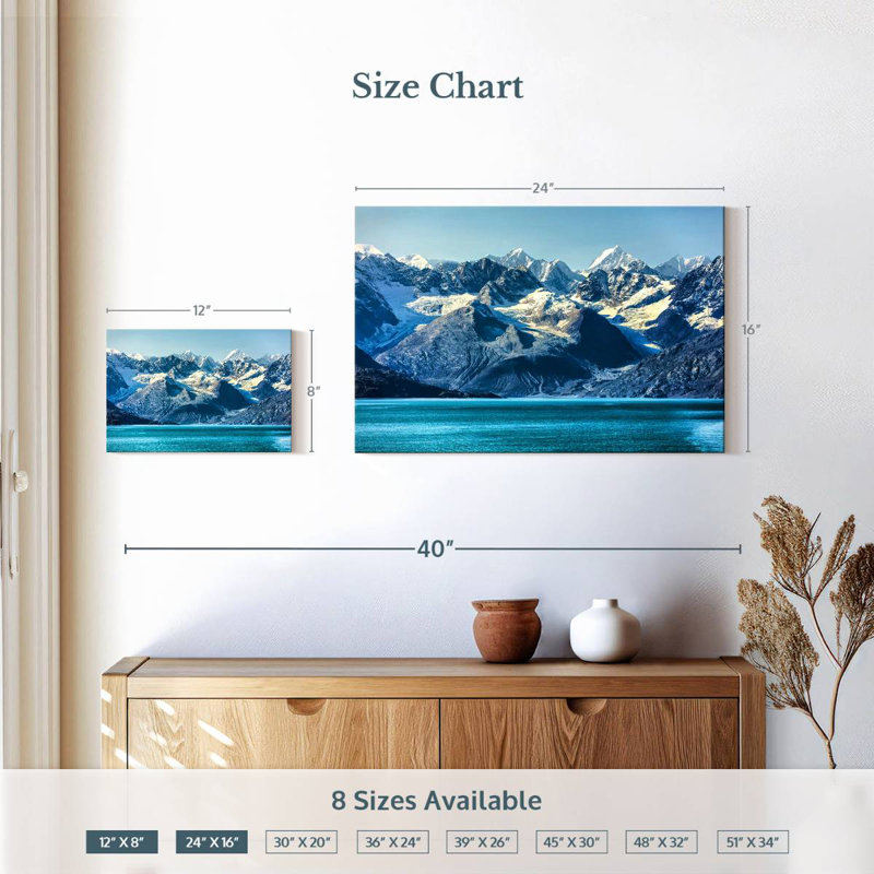 Parc national Alvord Glacier Bay, H 16 po x l 24 po