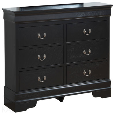 Commode élégante noire