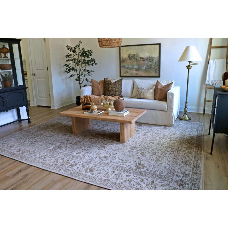 Weylyn Chenille Floral Indoor Rug, Rectangle 8' x 10'
