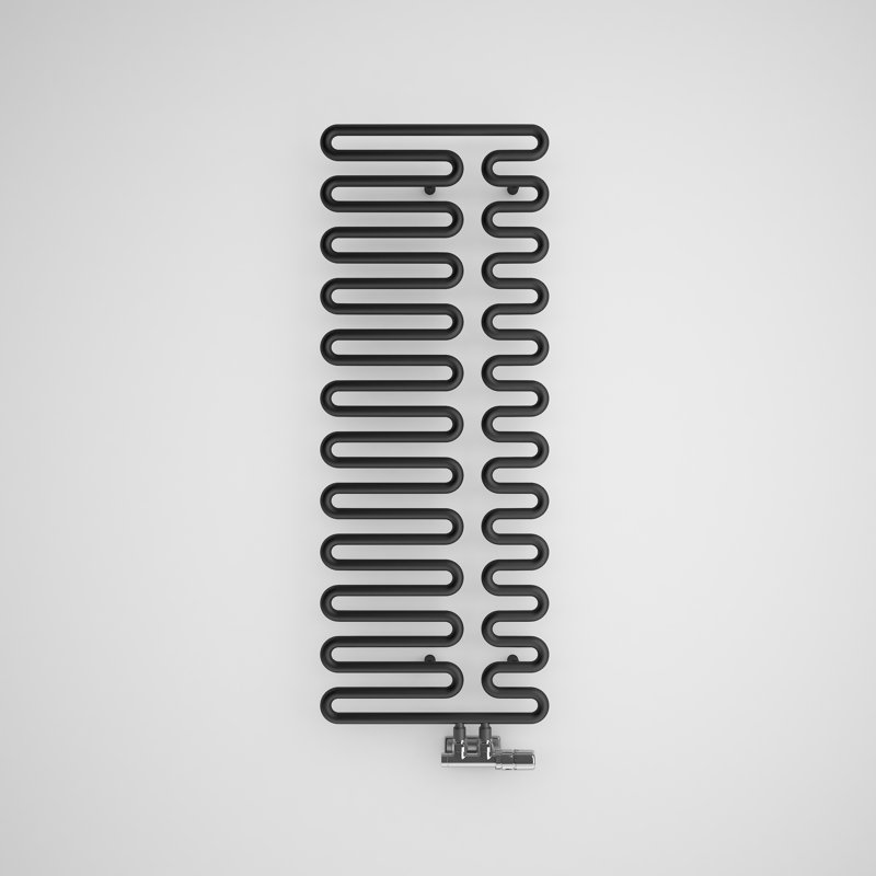 Swale Heated Towel Rail, Black