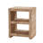 Boatwright Grass Rope 19"W End Table with Two Open Shelves
