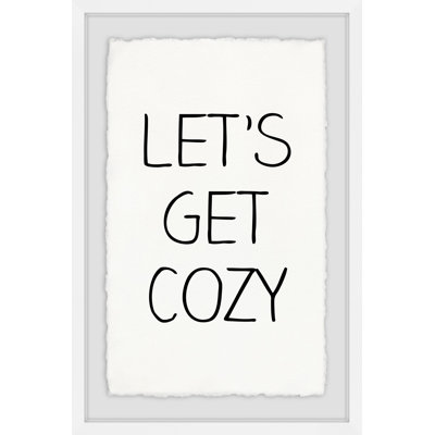 " Let's Get Cozy " Painting Print