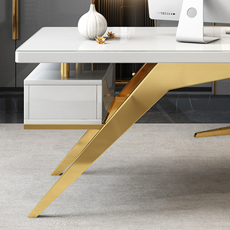 Bureau simple et luxueux, H 29,53 po x l 55,12 po x P 27,56 po