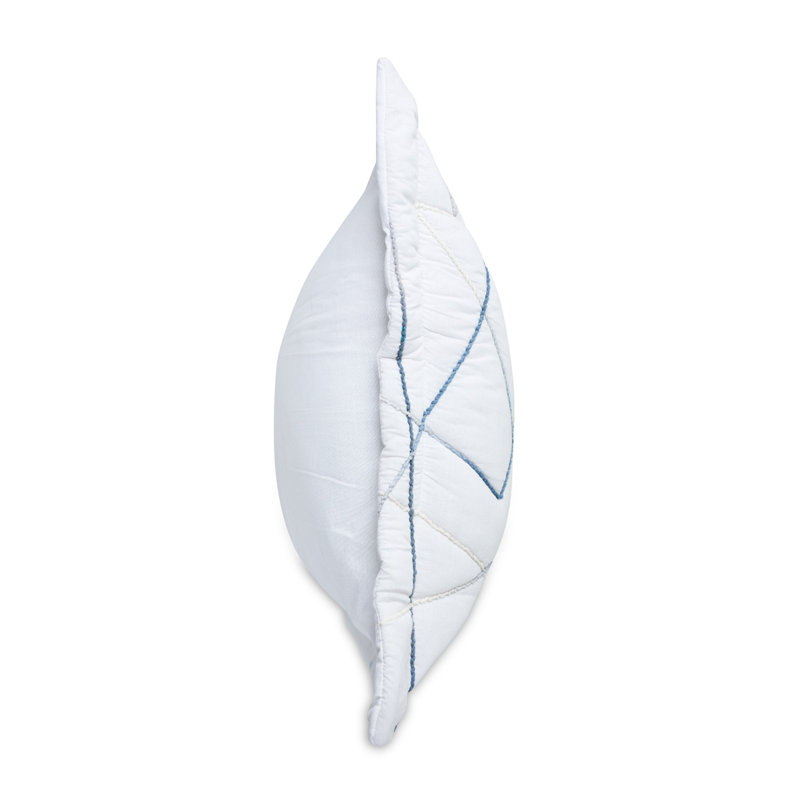 Lennox Comforter Set - White, King Comforter + 5 Shams