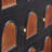 Nut-brown+Black Solid Wood+Glass Display Cases