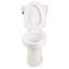 Toilette 4,8 Siphonic, 1,28, deux, chasse simple latérale,,, blanc brillant 004, accessoire de toilette deux avec et chasse, 004 pour salle de bain