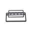 Pédale, 2 pièces, coussin de siège brun clair YB15052 (Tino Tino)-660230657