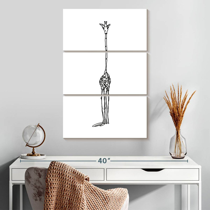 Brampt Slender Giraffe, 32" H x 20" W