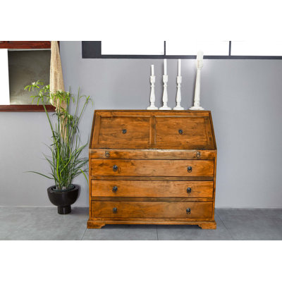 Oxford Solid Wood Secretary Desk