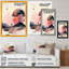 Regarder le coucher de soleil rose et magenta - reproduction sur toile-87383100-87383103