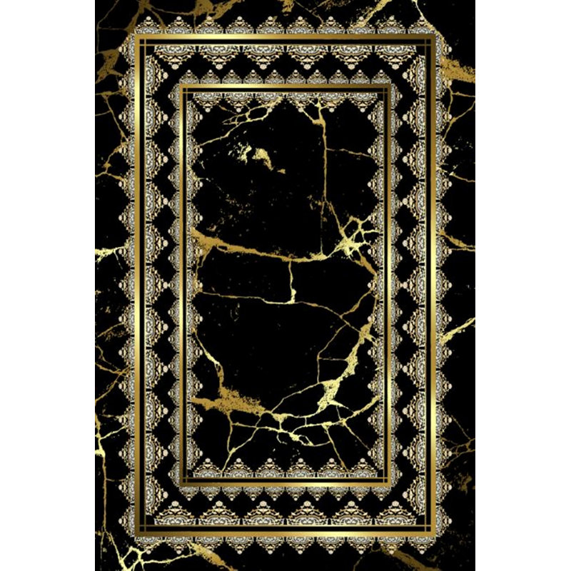 Luxurious Hall Carpet, 100% Velvet Fabric, 31.5 x 59.1 Inches | Non-Slip Cotton Sole, Pile Height: 0.4 Inches | Antibacterial & Machine Washable, 3D Digital Printing | Elegant Design for Living Room & Entryway