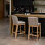 Counter Stool with Solid Wood Frame-965540011