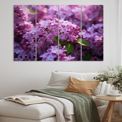 Ensemble de décoration murale lilas mauve