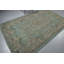 Tapis en laine vert turc fabriqué à la main pour un décor de salon classique et un revêtement de sol écologique