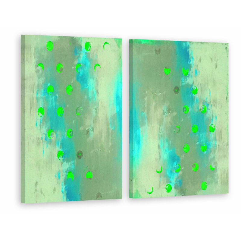 « islander iii », ensemble de 2 reproductions de peintures à l’acrylique sur toile, H 30 po x l 20 po x L 1,5 po
