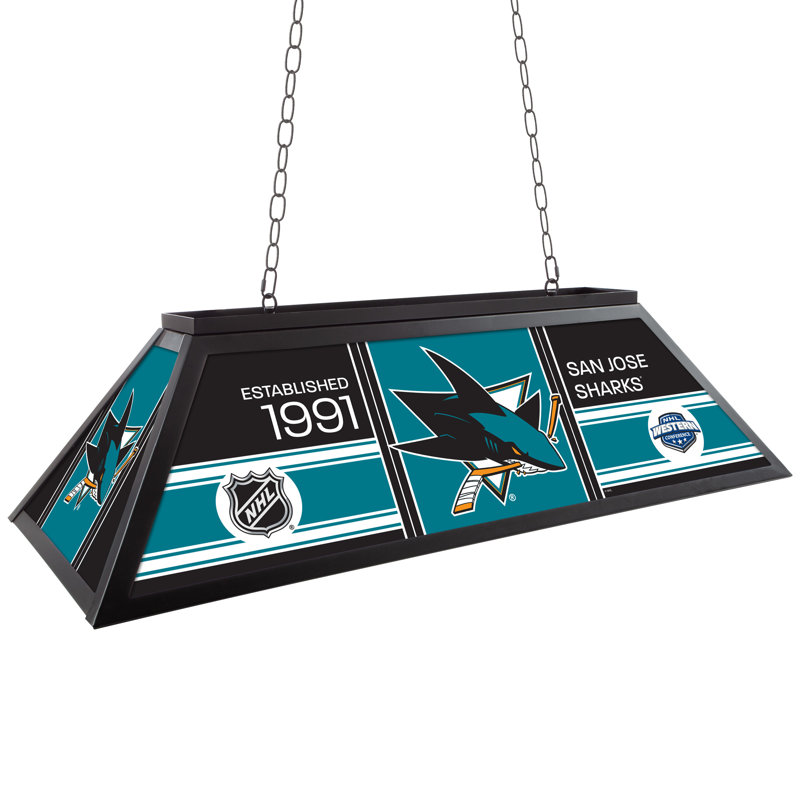 San Jose Sharks Patch  44-Inch Pool Table Light